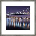 Manhattan Reflections Framed Print