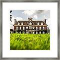 Mansion From The Grass Framed Print