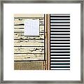 Mare Island Textures Framed Print