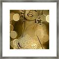 Marilyn Sparkles Framed Print