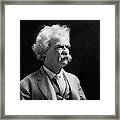 Mark Twain Framed Print