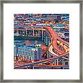 Marquam Bridge, Portland, Oregon Framed Print