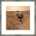 Mars Curiosity Rover Self-portrait Framed Print