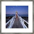 Marshall Point Lighthouse Framed Print