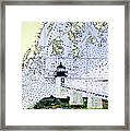 Marshall Point Lighthouse Framed Print