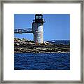 Marshall Point Surrounded By Blue Framed Print