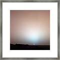 Martian Sunset Framed Print