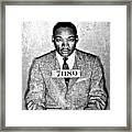 Martin Luther King Mugshot Framed Print