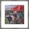Mary And Deyls In Salzberg Framed Print