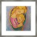 Mary And The Infant Jesus Framed Print