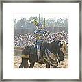 Maryland Renaissance Festival - Jousting And Sword Fighting - 1212171 Framed Print