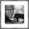 Masai Mother And Child Framed Print