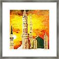 Masjid E Nabwi Framed Print