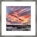 Masonboro Inlet September Sunset Framed Print