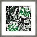 Master Of Horror, 1965 & Master Of Framed Print
