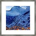 Matterhorn At Twilight Framed Print