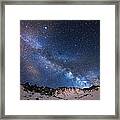 Mayflower Gulch Milky Way Framed Print