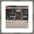 Mcsorley's Old Ale House During A Snow Storm Framed Print