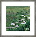 Meandering East River Framed Print