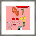 Meat And Potatoes Framed Print