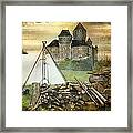 Medieval Castle Of Montrottier - France Framed Print