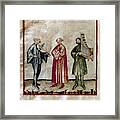 Medieval Musicians Framed Print