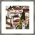 Medieval Romantic Village Of Obidos Framed Print