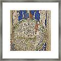 Medieval World Map Framed Print