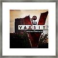 Meeting At The Varsity - Atlanta Icons Framed Print