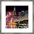 Melbourne Fireworks Spectacular Framed Print