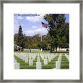 Memorial Day - May We Never Forget The Price Of Freedom Framed Print