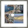 Menorca Collage 02 - Labelled Framed Print