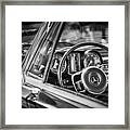 Mercedes-benz 250 Se Steering Wheel Emblem Framed Print