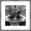 Mercury Train Coach Interior Framed Print