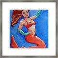Mermaid Glamor Framed Print