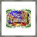 Merry Xmas 001 Framed Print