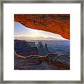 Mesa Arch Canyonlands National Park Framed Print