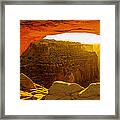 Mesa Arch Sunrise Framed Print