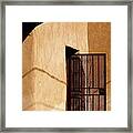 Mesh Door Framed Print