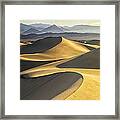 Mesquite Dunes And Grapevine Mountains 11 Framed Print