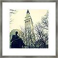 Met Life And Madison Square Park Framed Print