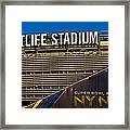 Metlife Stadium Super Bowl Xlviii Ny Nj Framed Print