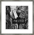Metro 2 Framed Print