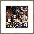 Metropolitan Avenue Graffiti Framed Print