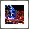 Miami Beach Ocean Drive Framed Print