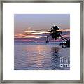 Miami Sunset Framed Print