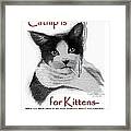 Michael's Smoking Cat Framed Print