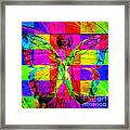 Leonardo Da Vinci Butterfly Man Dsc2969 V1 Square Framed Print