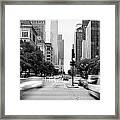 Michigan Avenue, Chicago, Illinois, Usa Framed Print