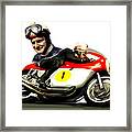 Mike The Bike  Mike Hailwood Framed Print